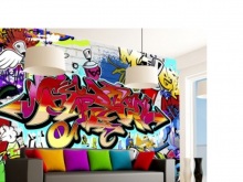 Graffitis tapéta, poszter