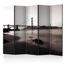 Paraván - Golden Gate híd fekete-fehérben II