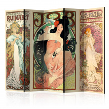 Paraván - Alphonse Mucha. Nők II