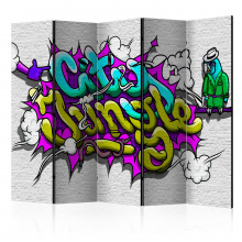 Paraván - Városi dzsungel - graffiti II