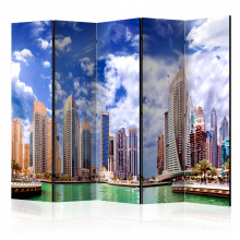 Paraván - Gomolyfelhő Dubai felett II