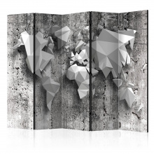 Paraván - Origami világtérkép II