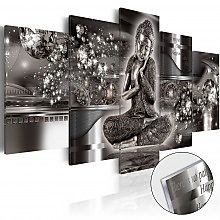 Akrilüveg kép - Silver Serenity [Glass]