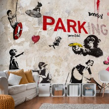 Fotótapéta - Grafiti kollázs [Banksy]