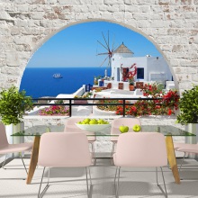 Fotótapéta - Santorini közelről