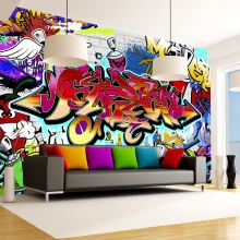 Fotótapéta - Street art: piros téma