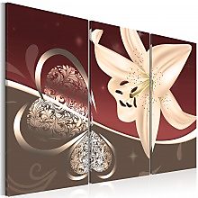 Kép - Abstraction with lily - triptych