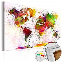 Kép parafán - Artistic World [Cork Map]