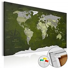Kép parafán - Malachite World [Cork Map]