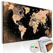Kép parafán - Planet Earth [Cork Map]