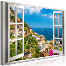 Kép - Positano az ablakból