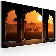 Kép - The tranquillity of Africa - triptych