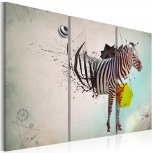 Kép - zebra - abstract