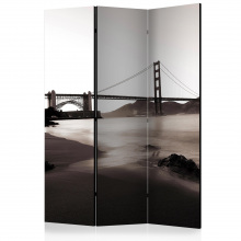 Paraván - Golden Gate híd fekete-fehérben