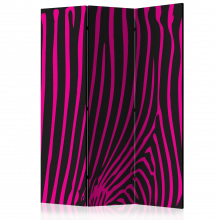 Paraván - Lila zebra minta