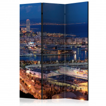 Paraván - Megvilágított Barcelona
