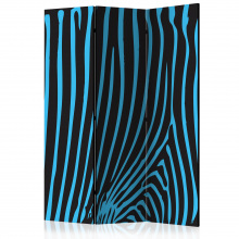 Paraván - Türkiz zebra minta