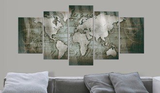 Akrilüveg kép - Acrylic prints – Bronze map III