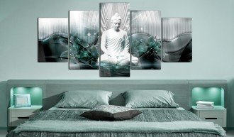 Akrilüveg kép - Azure Meditation [Glass]