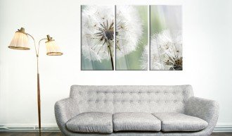 Akrilüveg kép - Fluffy Dandelions [Glass]