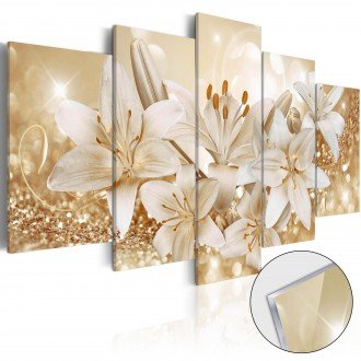 Akrilüveg kép - Golden Bouquet [Glass]