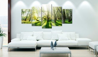 Akrilüveg kép - Green Glade [Glass]