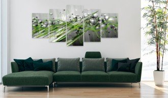 Akrilüveg kép - Green Rhythm [Glass]