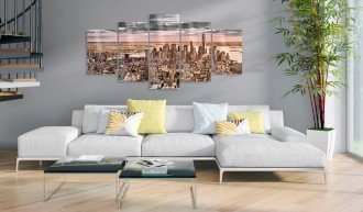 Akrilüveg kép - New York City: Morning Sky [Glass]