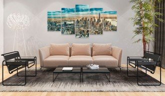 Akrilüveg kép - NY: Dream City [Glass]