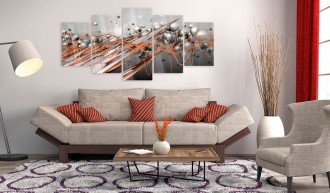 Akrilüveg kép - Orange Stream