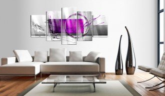 Akrilüveg kép - Purple Expression [Glass]
