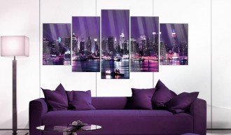 Akrilüveg kép - Purple Sky [Glass]