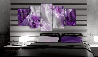Akrilüveg kép - Purple Utopia [Glass]