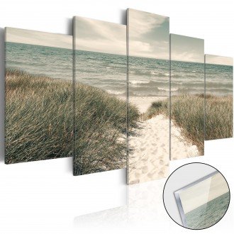 Akrilüveg kép - Quiet Beach [Glass]
