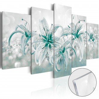 Akrilüveg kép - Sapphire Lilies [Glass]