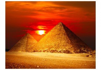 Fotótapéta - A Giza Necropolis naplementekor