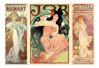 Fotótapéta - Alphonse Mucha. Nők