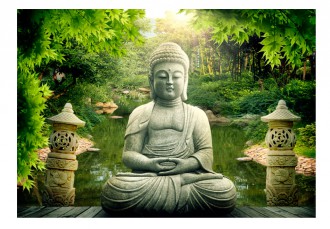 Fotótapéta - Buddha kertje