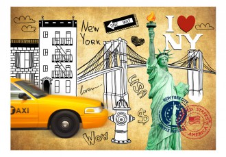 Fotótapéta - Egyirányú - New York