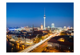 Fotótapéta - Ezüstfényű Berlin