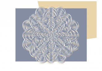 Fotótapéta - Fehér dísz 2
