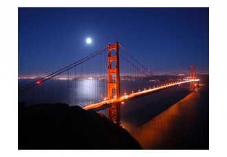 Fotótapéta - Golden Gate híd éjjel