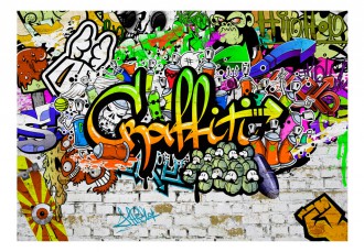 Fotótapéta - Graffiti a falon 2