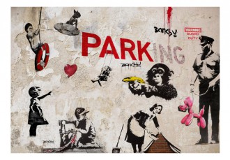 Fotótapéta - Grafiti kollázs [Banksy]
