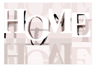 Fotótapéta - Home felirattal