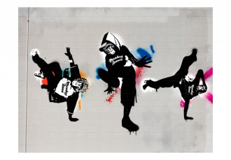 Fotótapéta - Majmok tánca - street art
