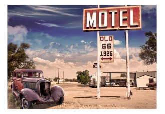 Fotótapéta - Régi motel