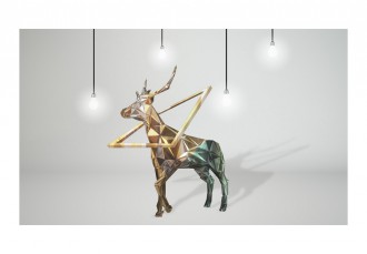 Fotótapéta - Szarvas (3D)