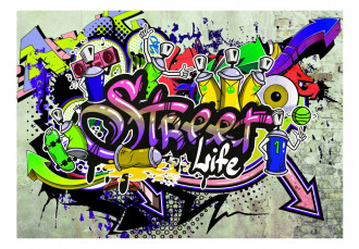 Fotótapéta - Színes grafiti 2