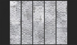 Fotótapéta - Szürke buborékok